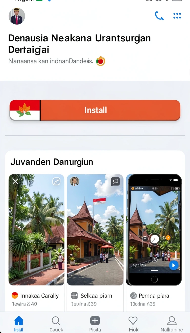 Tampilan Aplikasi dasi4d Resmi dan Terpercaya di Android